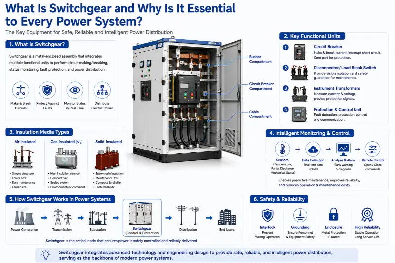 چرا Switchgear گره کلیدی در سیستم های قدرت مدرن است؟